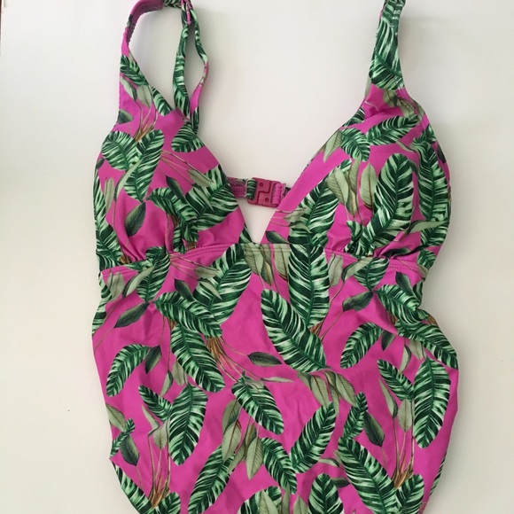ASOS Swim Nwot Asos Tropical One Piece Swimsuit Poshmark